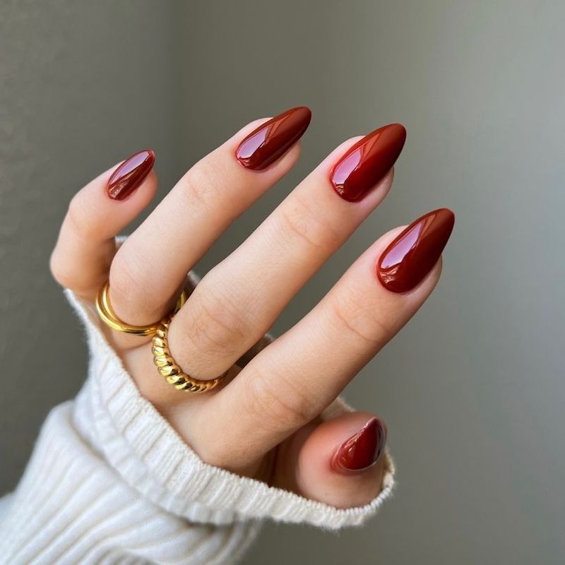 DND DIVA Gel &amp; Lacquer Duo - Chocolate Red 