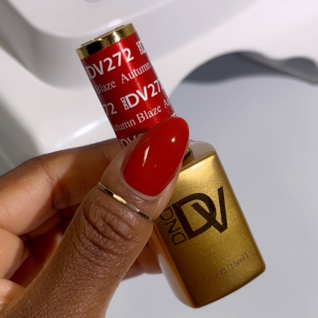 DND DIVA Gel &amp; Lacquer Duo - Autumn Blaze 
