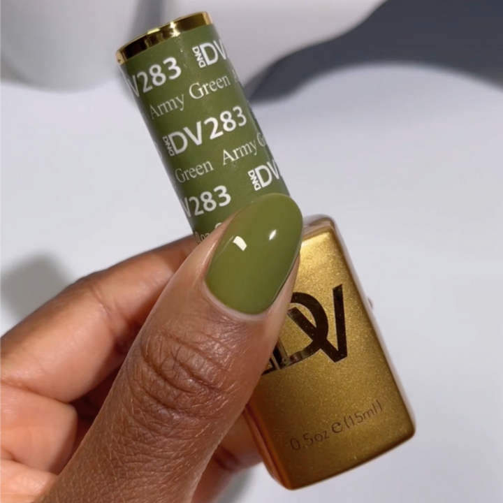 DND DIVA Gel &amp; Lacquer Duo - Army Green 