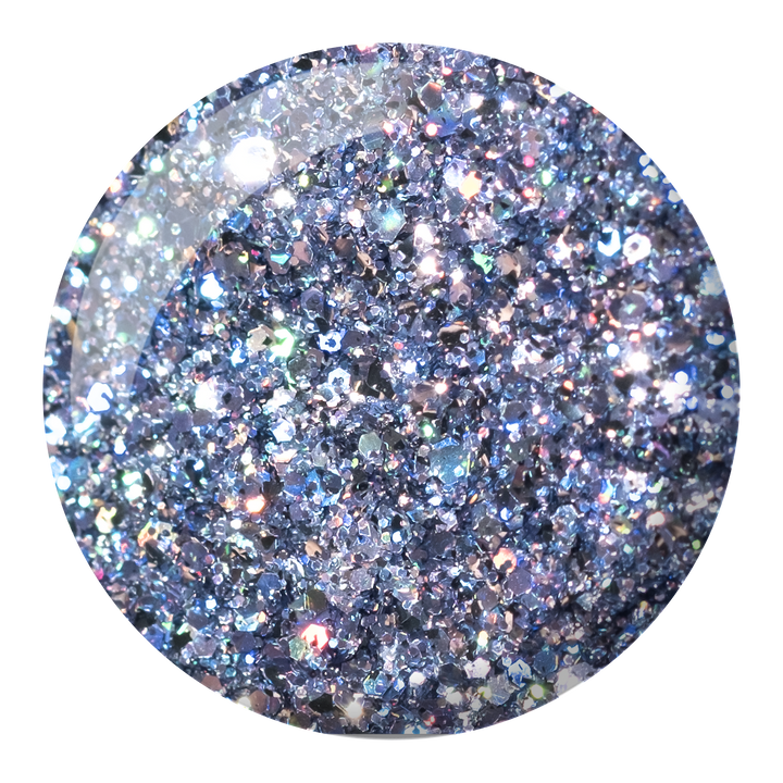 DND DIVA Gel &amp; Lacquer Duo - High Society Silver 
