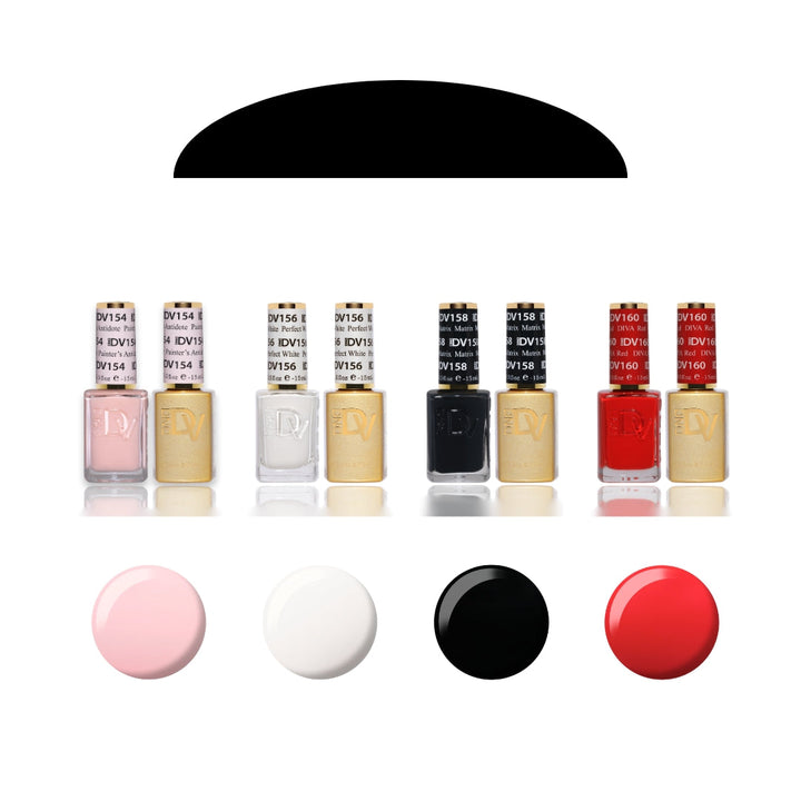 DND DIVA Gel &amp; Lacquer Duo - Standard Essentials 