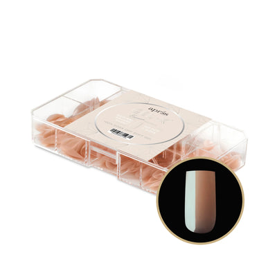 APRES - Gel-X® Neutrals Natural Emma Square Short Box of Tips (150pcs)