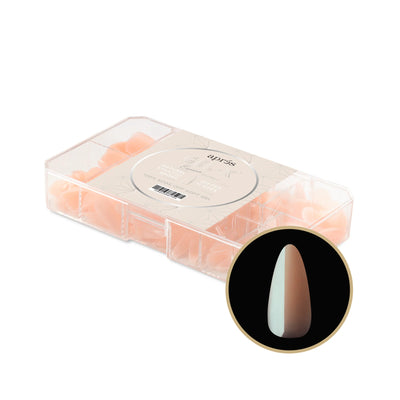 APRES - Gel-X® Neutrals Natural Emma Stiletto Short Box of Tips (150pcs)