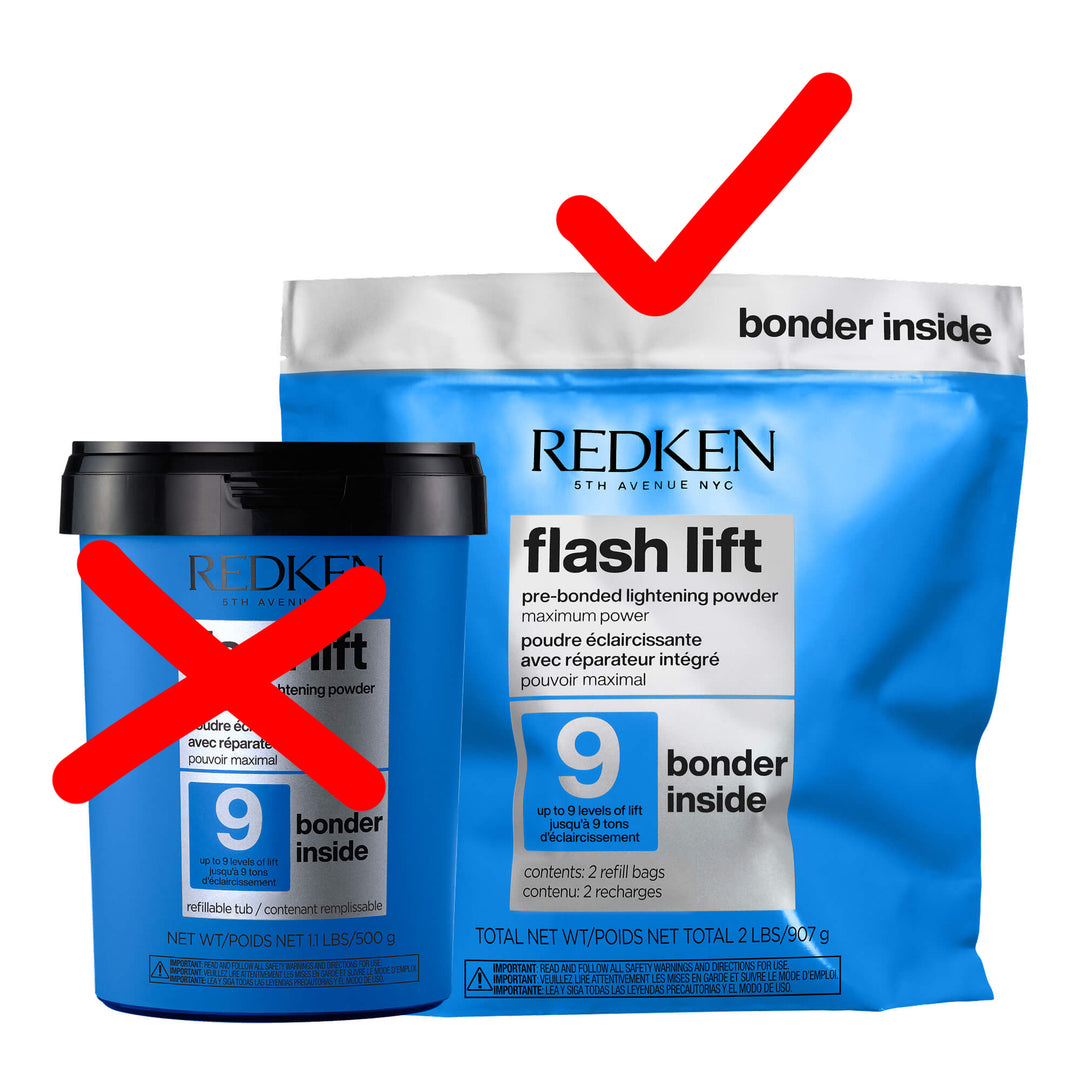 REDKEN - FLASH LIFT POWER 9 BONDER INSIDE 2 LB REFILL BAG