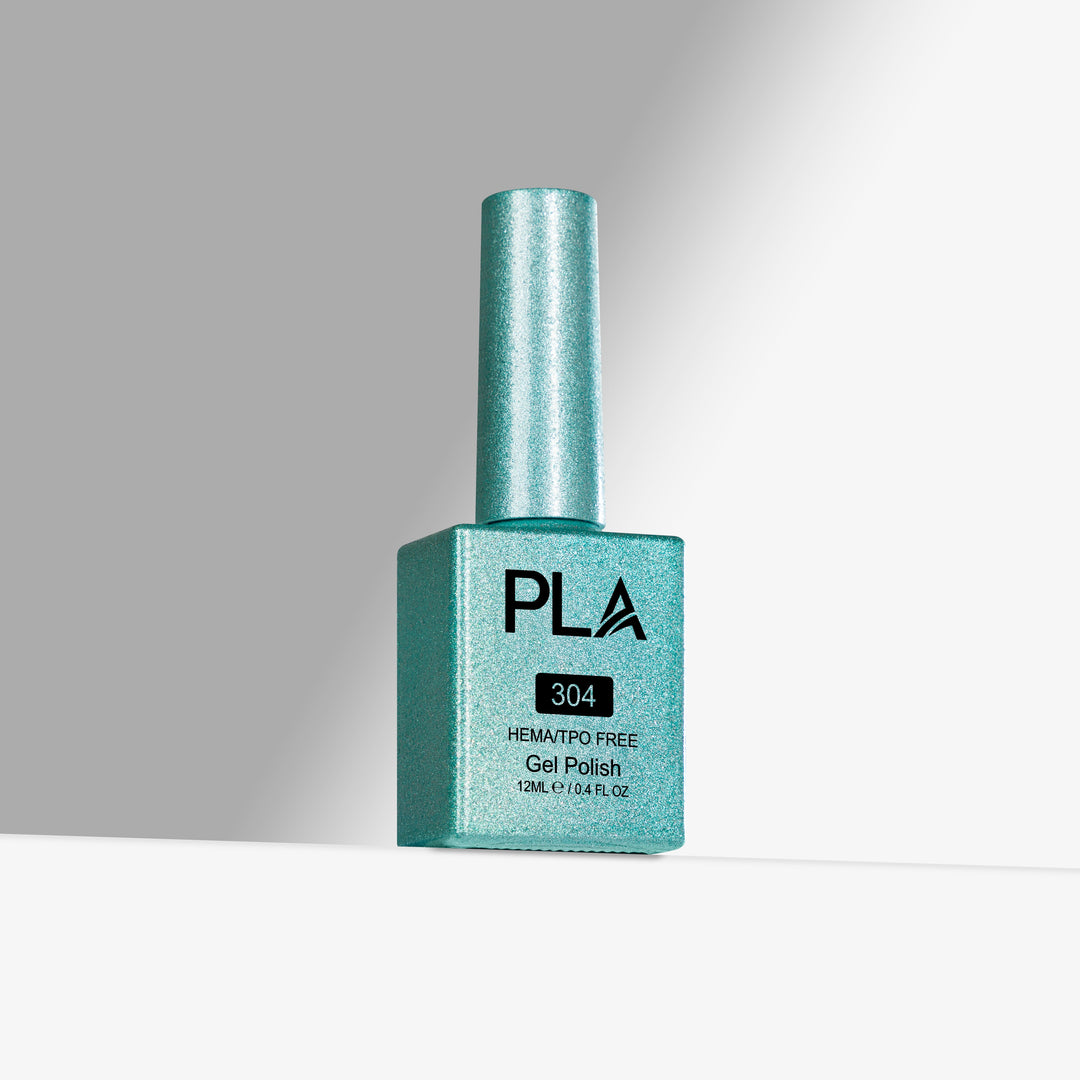 PLA Twinklin' Turquoise Gel Polish - 304