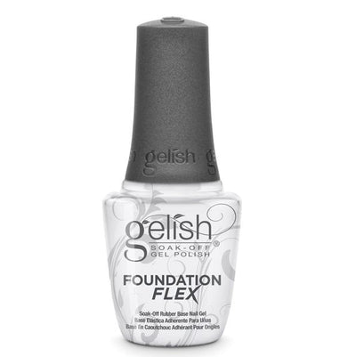 Gelish - Foundation Flex Soak-Off Rubber Base Nail Gel - Clear (0.5 oz)