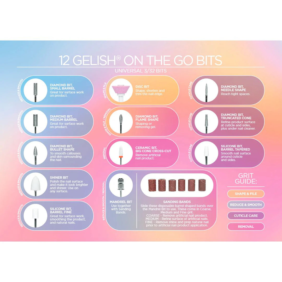 GELISH - Mini On The Go Electric File Nail Drill