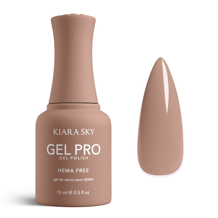 Kiara Sky Gel Pro HEMA-Free gel polish HFG197 Campus Crush - soft rosy pink nude