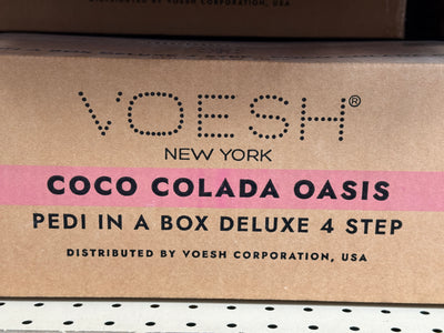 VOESH PEDI IN A BOX DELUXE 4 STEP 50 PC CASE