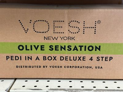 VOESH PEDI IN A BOX DELUXE 4 STEP 50 PC CASE