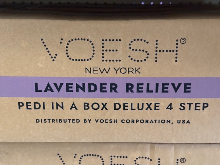VOESH PEDI IN A BOX DELUXE 4 STEP 50 PC CASE