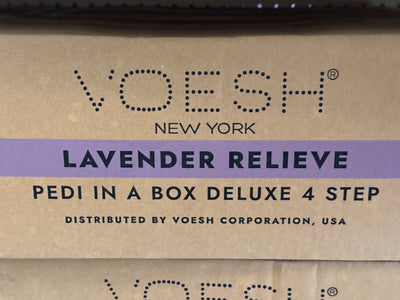 VOESH PEDI IN A BOX DELUXE 4 STEP 50 PC CASE