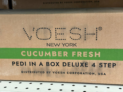 VOESH PEDI IN A BOX DELUXE 4 STEP 50 PC CASE