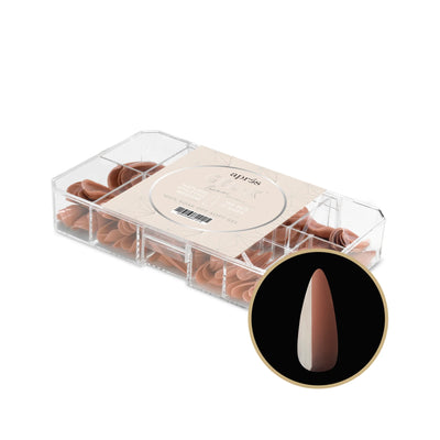 APRES - Gel-X® Neutrals Natural Imani Stiletto Medium Box of Tips (150pcs)