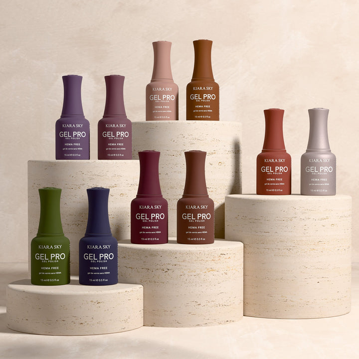 Kiara Sky Gel Pro Ivy League Collection - all 10 HEMA-Free fall colors