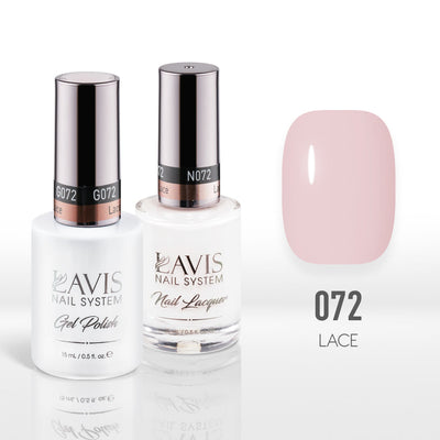 Lavis Gel Nail Polish Duo - 072 Beige Colors - Lace Price