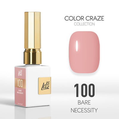 LDS Color Craze Gel Nail Polish - 100 Bare Necessity - 0.5oz