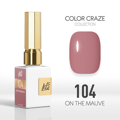 LDS Color Craze Gel Nail Polish - 104 On the Mauve - 0.5oz