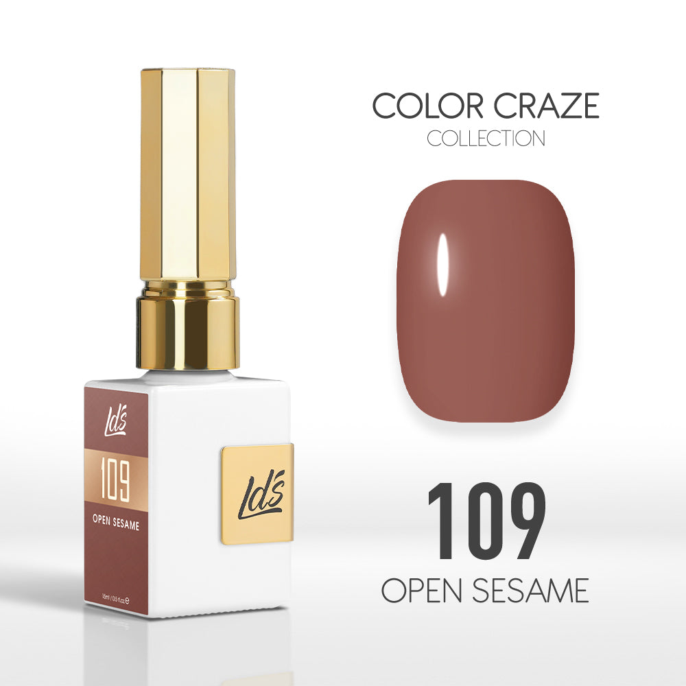 LDS Color Craze Gel Nail Polish - 109 Open Sesame - 0.5oz