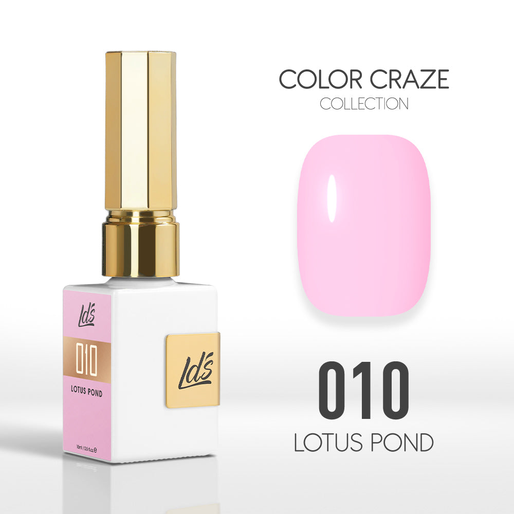 LDS Color Craze Gel Nail Polish - 010 Lotus Pond - 0.5oz