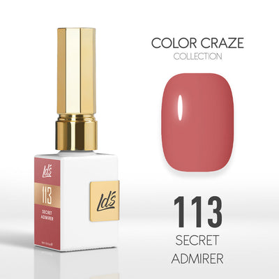 LDS Color Craze Gel Nail Polish - 113 Secret Admirer - 0.5oz