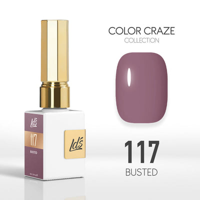 LDS Color Craze Gel Nail Polish - 117 Busted - 0.5oz