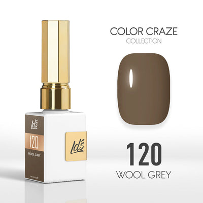 LDS Color Craze Gel Nail Polish - 120 Wool Grey - 0.5oz