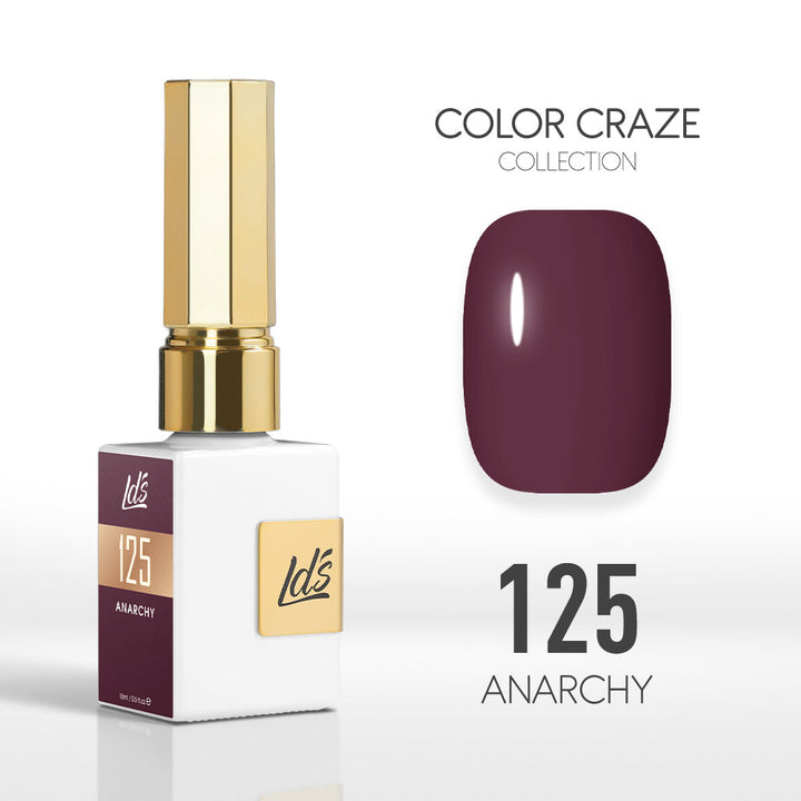 LDS Color Craze Gel Nail Polish - 125 Anarchy - 0.5oz