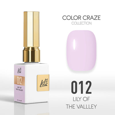 LDS Color Craze Gel Nail Polish - 012 Lily of the Vallley - 0.5oz