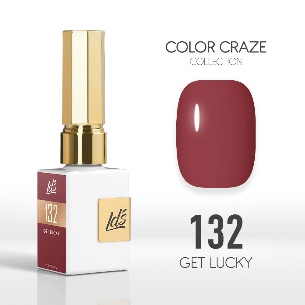 LDS Color Craze Gel Nail Polish - 132 Get Lucky - 0.5oz