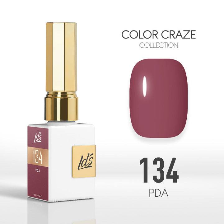 LDS Color Craze Gel Nail Polish - 134 PDA - 0.5oz