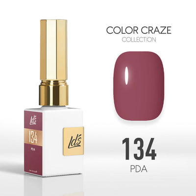 LDS Color Craze Gel Nail Polish - 134 PDA - 0.5oz