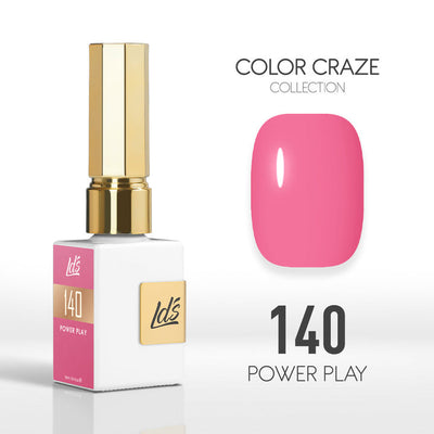 LDS Color Craze Gel Nail Polish - 140 Power Play - 0.5oz