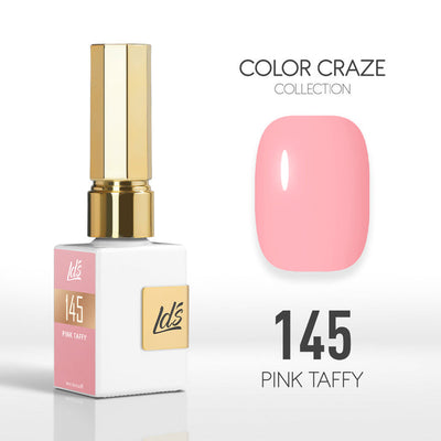 LDS Color Craze Gel Nail Polish - 145 Pink Taffy - 0.5oz