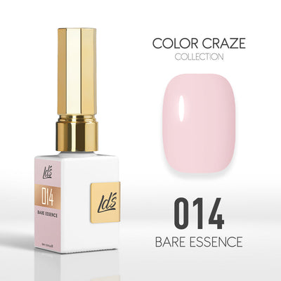 LDS Color Craze Gel Nail Polish - 014 Bare Essence - 0.5oz