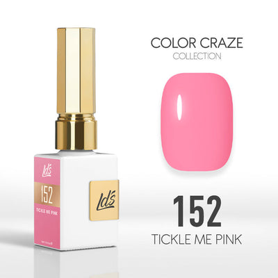 LDS Color Craze Gel Nail Polish - 152 Tickle Me Pink - 0.5oz