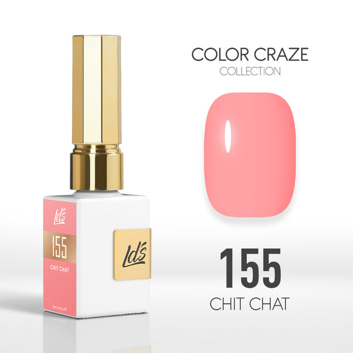 LDS Color Craze Gel Nail Polish - 155 Chit Chat - 0.5oz