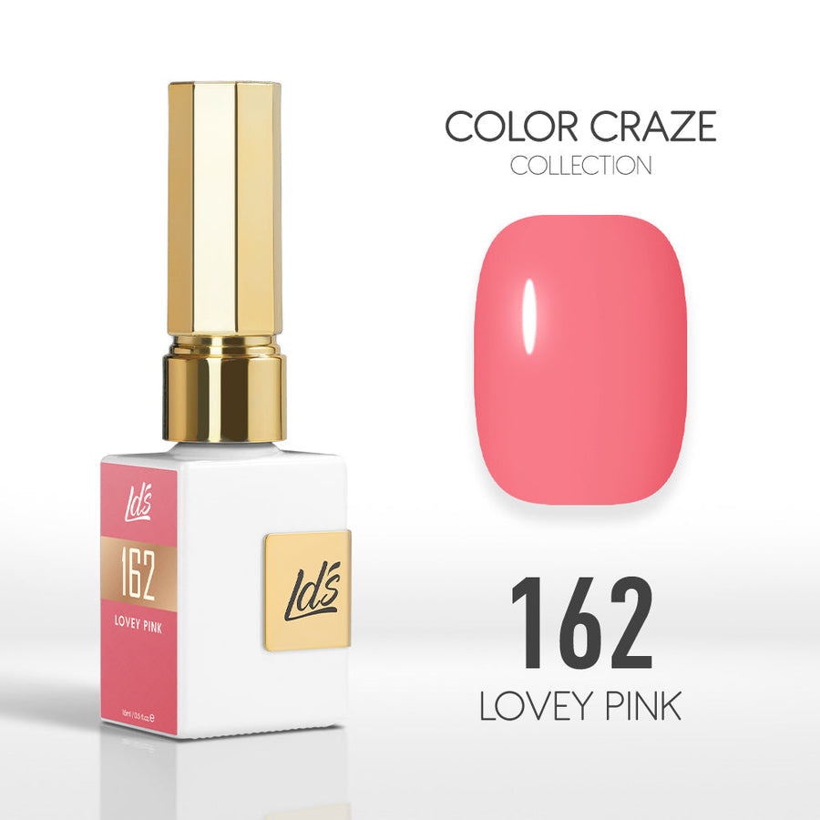 LDS Color Craze Gel Nail Polish - 162 Lovey Pink - 0.5oz