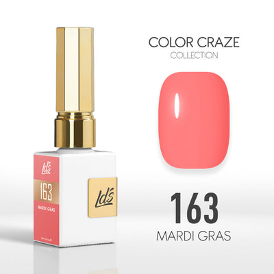 LDS Color Craze Gel Nail Polish - 163 Mardi Gras - 0.5oz