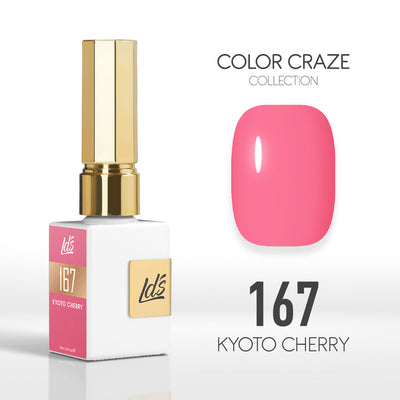 LDS Color Craze Gel Nail Polish - 167 Kyoto Cherry - 0.5oz