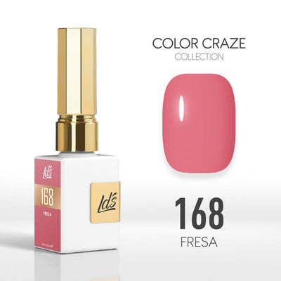 LDS Color Craze Gel Nail Polish - 168 Fresa - 0.5oz