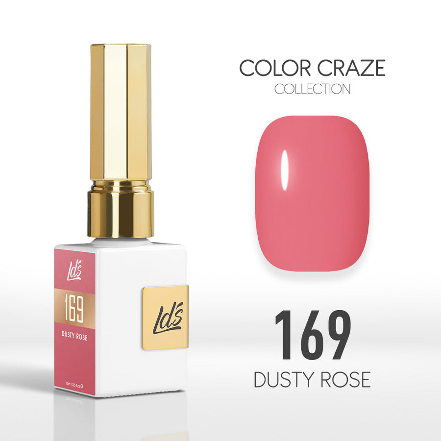 LDS Color Craze Gel Nail Polish - 169 Dusty Rose - 0.5oz