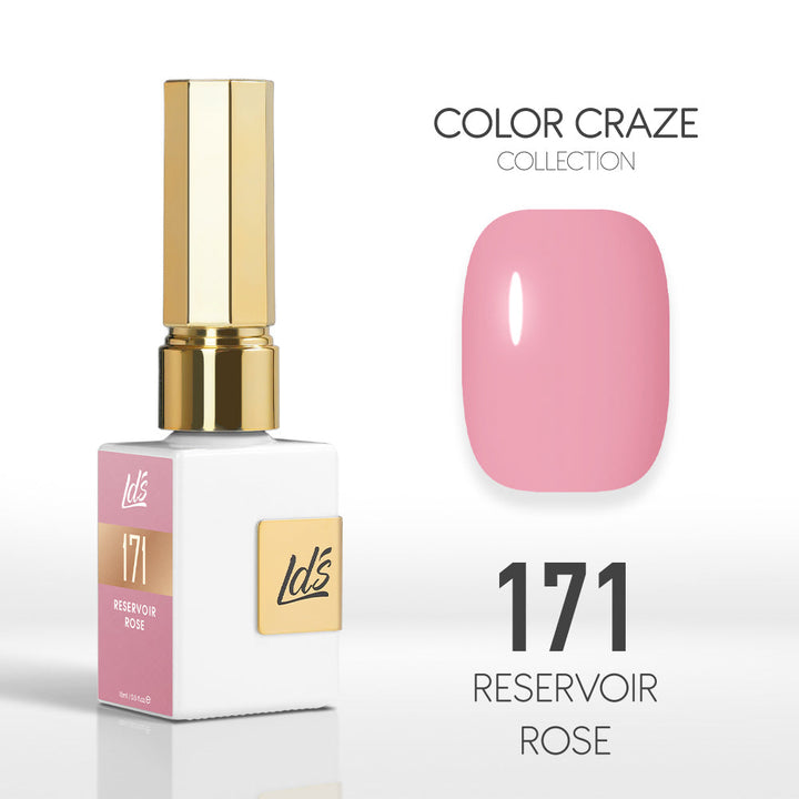 LDS Color Craze Gel Nail Polish - 171 Reservoir Rose - 0.5oz