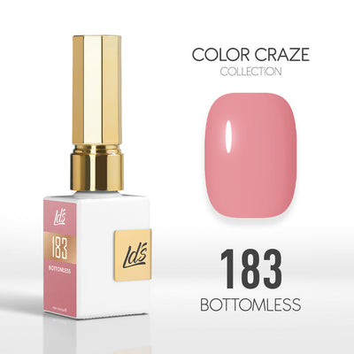 LDS Color Craze Gel Nail Polish - 183 Bottomless - 0.5oz