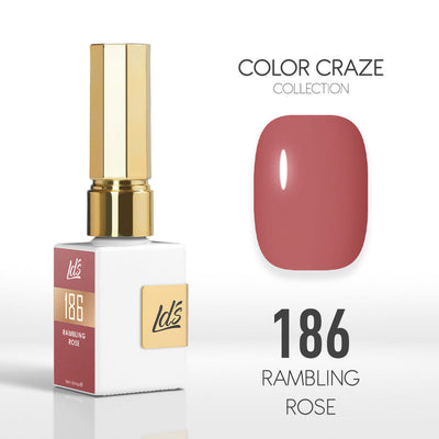 LDS Color Craze Gel Nail Polish - 186 Rambling Rose - 0.5oz