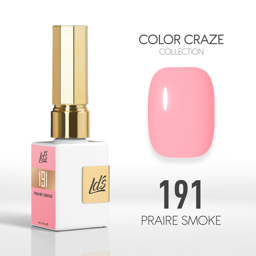 LDS Color Craze Gel Nail Polish - 191 Praire Smoke - 0.5oz