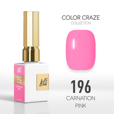 LDS Color Craze Gel Nail Polish - 196 Carnation Pink - 0.5oz