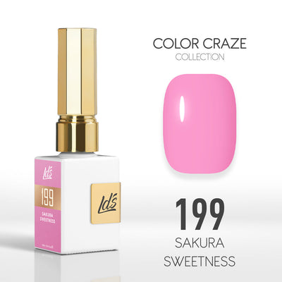 LDS Color Craze Gel Nail Polish - 199 Sakura Sweetness - 0.5oz