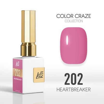 LDS Color Craze Gel Nail Polish - 202 Heartbreaker - 0.5oz