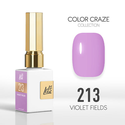 LDS Color Craze Gel Nail Polish - 213 Violet Fields - 0.5oz